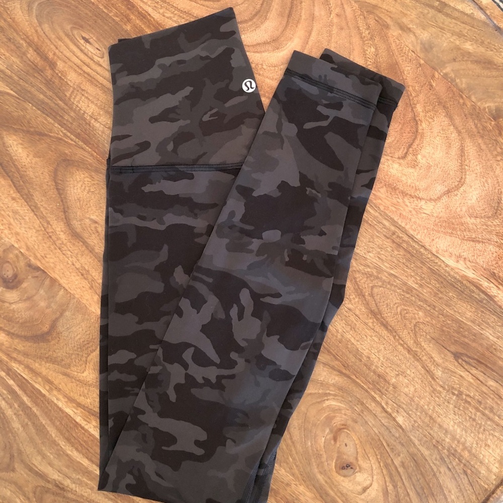 Lululemon align pant camo green